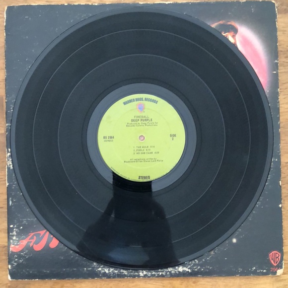 Deep Purple Vinyl Album Fireball - Picture 6 of 6